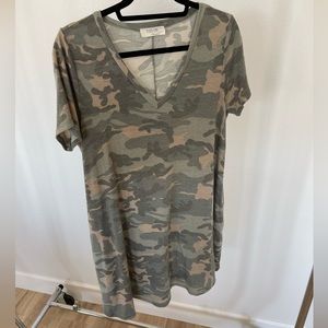 Camo Tshirt Dress